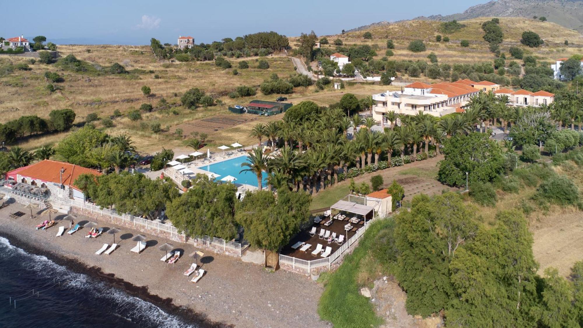 Aphrodite Hotel Mythimna Exterior foto