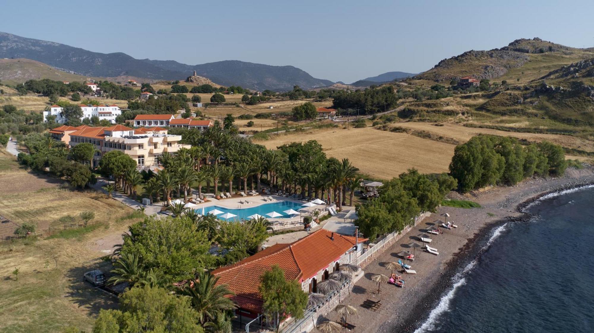 Aphrodite Hotel Mythimna Exterior foto